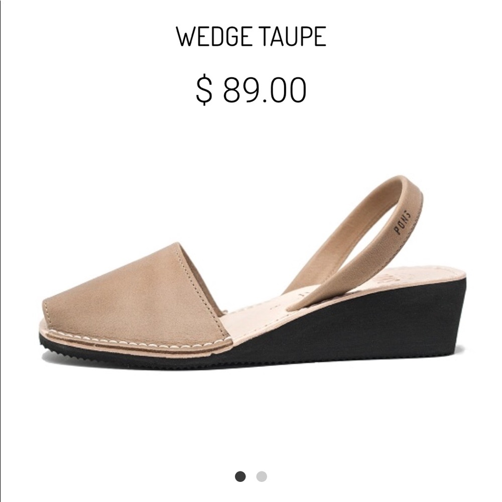 Avarcas Pons Wedge - Taupe 39